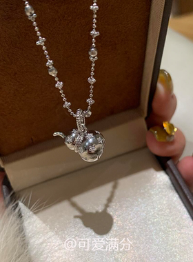 葫芦项链双层新中式爆闪精致气质