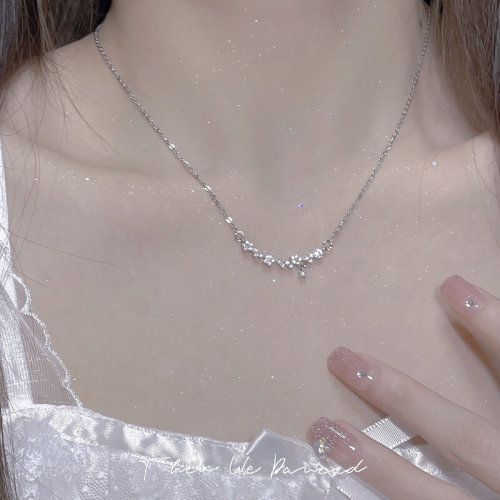 满目皆星辰*闪钻项链女款冷淡风