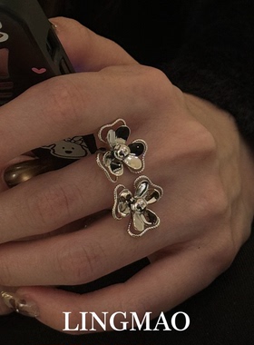 复古花朵戒指小众高级感轻奢气质