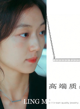 早春晴朗孙千尚之桃同款项链气质