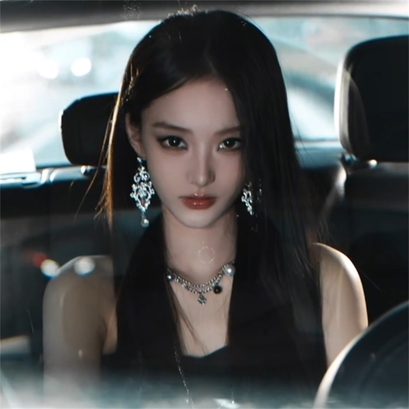 韩系超闪钻石长流苏耳环气质轻奢高级感夸张耳夹名媛晚宴婚礼耳饰