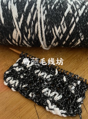 标价是一斤价格 微闪小肚纱喷毛马海线 15%羊毛外套手工线 满包邮