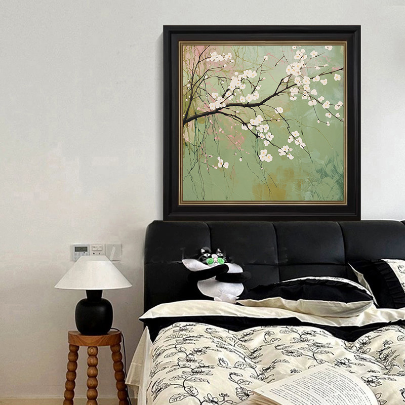 原创|《杏花》中古手绘油画限量