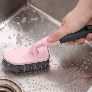 硬毛长柄刷子清洁地板刷卫生间刷地窗户清洁刷浴室缝隙刷瓷砖神器