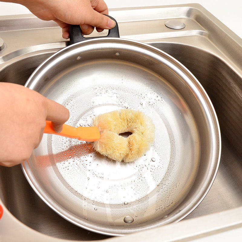 天然麻纤维不粘油洗锅刷厨房锅碗洗刷刷子不伤锅清洁刷灶台刷神器