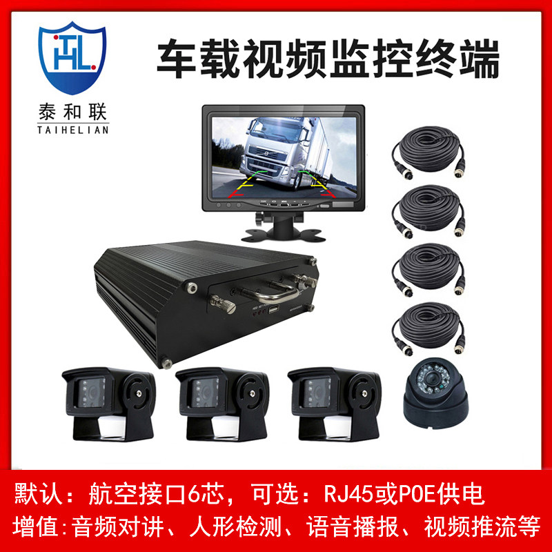 新品1080P客货车监控主机黑匣子AE-MN7043(M12),AE-MN7043(RJ45)