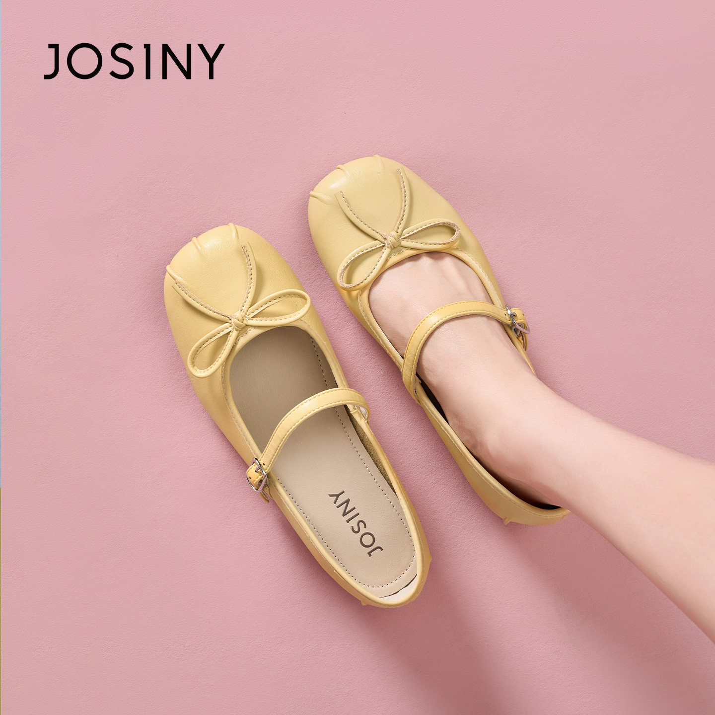 卓诗尼法式玛丽珍鞋女2026春季新款蝴蝶结芭蕾舞鞋平底配裙子单鞋,女鞋,时尚芭蕾鞋,淘宝优惠券,粉丝福利购,淘宝优惠卷