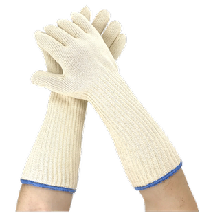 双层棉纱耐高温防护手套左右手通用烤箱防热隔热加厚加固耐磨吸汗