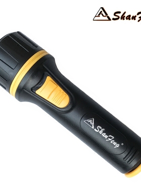 山峰7LED两节1号电池家用强光电筒手电筒应急照明电筒抢险救灾