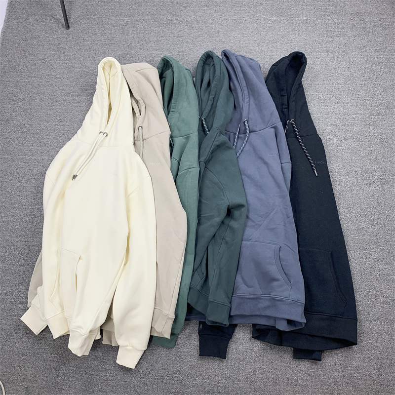 重量级磨毛春秋季连帽抓绒卫衣男