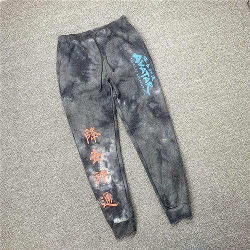 做旧石墨洗春秋季抓绒休闲裤男