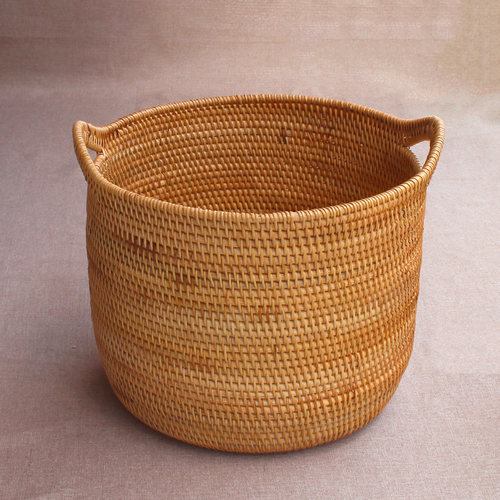 越南真藤编脏衣篮家用脏衣桶