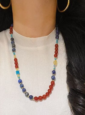 平安吉物天然水晶女款单圈多宝手串饰品礼物送女友闺蜜生日礼物