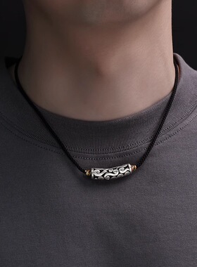 平安吉物原创吊坠泰银99纯银祥云吊坠男女士款2025年礼物男生项链