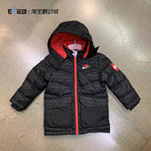 羽绒服DZ9709 耐克 010 冬季 小童加厚扛寒保暖连帽中长款 nike 正品