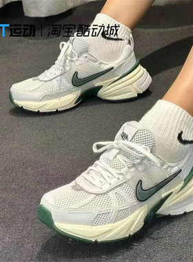 NIKE耐克女鞋V2K Runtekk复古老爹鞋轻便透气跑步鞋FD0736-101