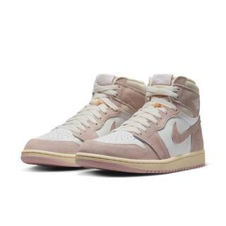 Air Jordan 1 High AJ1 粉白 女子 复古运动高帮篮球鞋FD2596-600