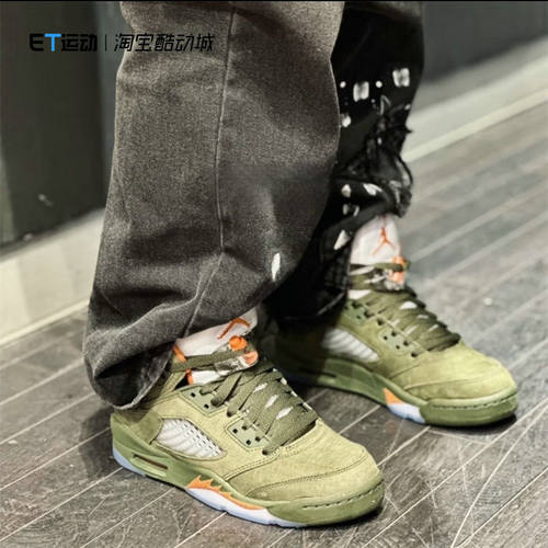 AJ5篮球鞋耐克女子大童休闲