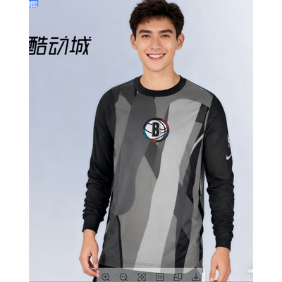 男士圆领宽松时尚休闲运动长袖