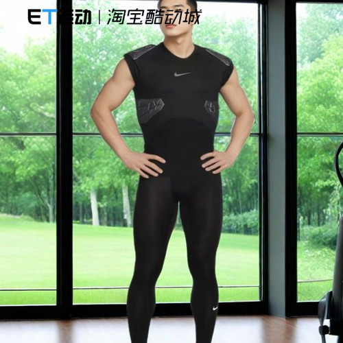 新款男时尚透气训练运动无袖背心