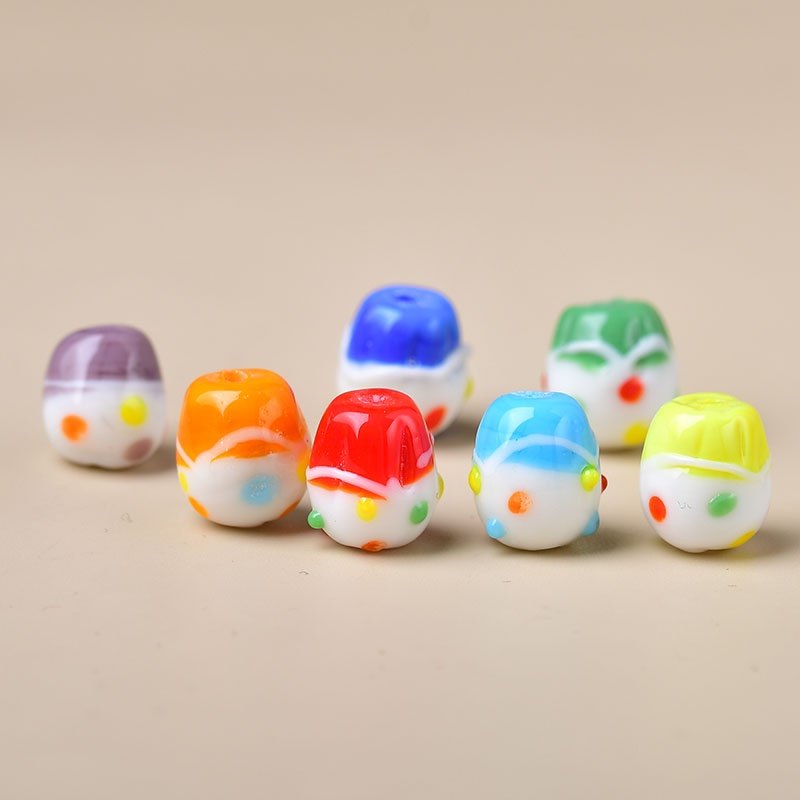 新品日式琉璃冰淇淋蛋糕散珠 diy手链项链耳坠手工穿珠材料糖果系