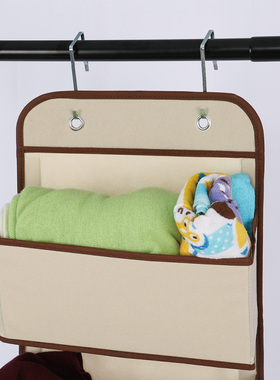 家用门后收纳挂袋宿舍墙挂式多功能整理神器宝宝尿不湿储物袋挂兜