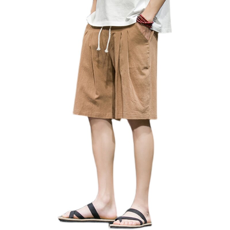 夏季新款男装风宽松短裤透气休闲中裤热裤黑墙卡其DK88-P20,男装牛仔裤,电商B277(原6028)