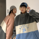 2026冬季新款原创刺绣港风撞色拼接外套情侣男女夹克GJ28-P95，男装夹克，电商B277(原6028)