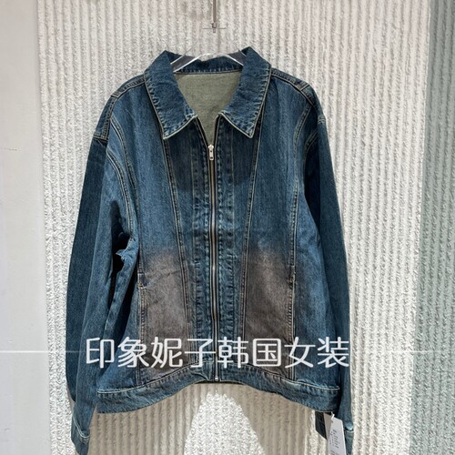 欧洲站2026秋季女宽松牛仔外套