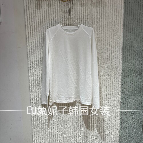 欧洲站2026秋新白色宽松T恤女