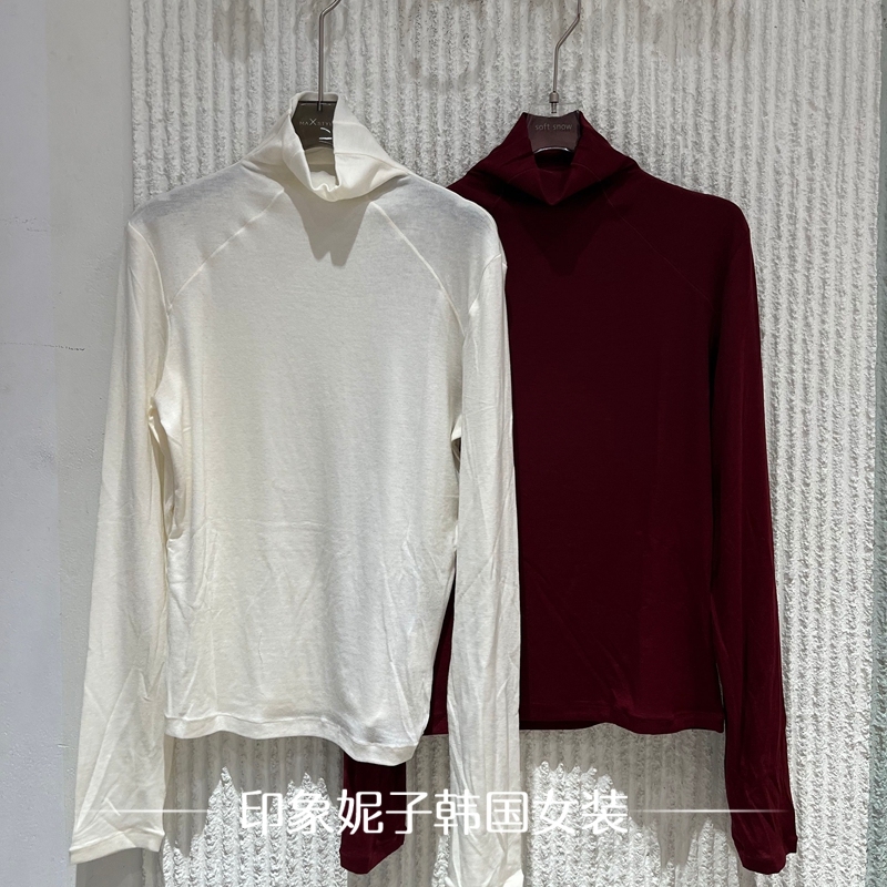 欧洲站2025冬季新款ph23百搭高领长袖打底衫修身显瘦T恤上衣1818