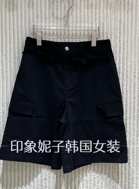 欧洲站2026夏新款PH23时尚百搭显瘦高腰工装裤女潮短裤68539