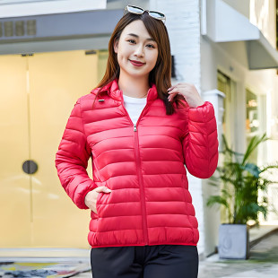 加肥加大棉服女200斤胖mm大码 外套轻薄棉衣宽松 棉袄妈妈秋冬短款