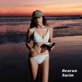 分体泳衣女2025麻花料多巴胺配色小胸比基尼套装 BEARUN SWIM