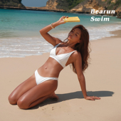 SWIM 海边比基尼套装 2025新款 BEARUN 度假泳装 温泉分体泳衣两件套