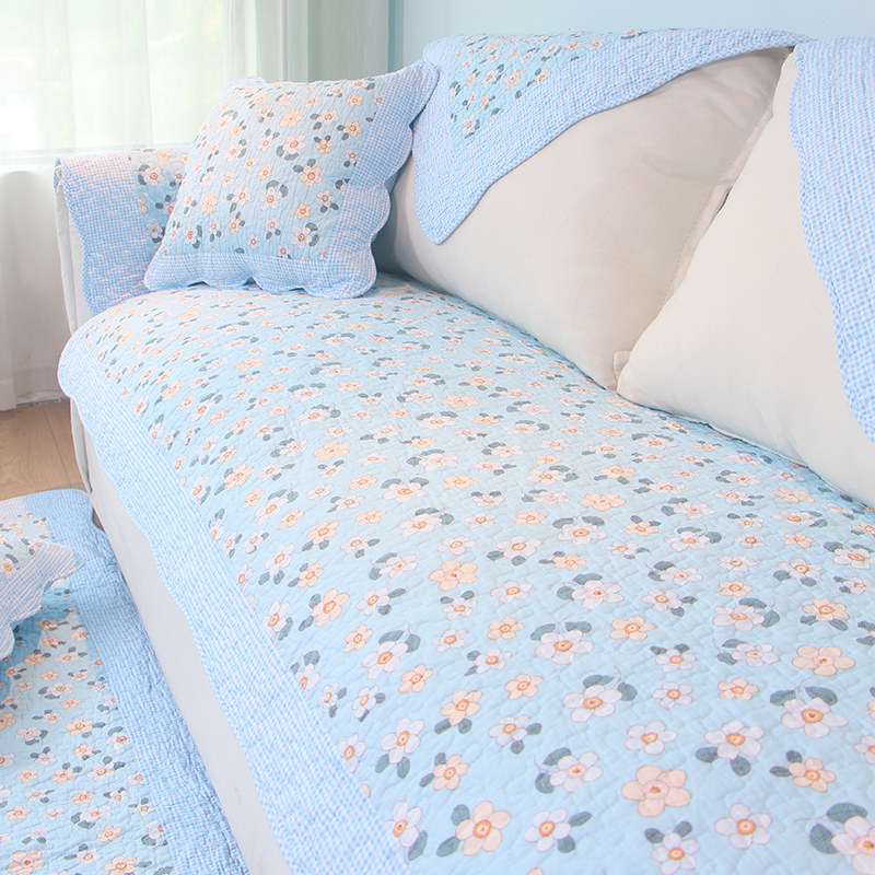 全棉沙发垫四季通用简约现代防滑沙发坐垫子布艺纯棉沙发套罩巾盖,居家布艺,沙发垫,淘宝优惠券,粉丝福利购,淘宝优惠卷