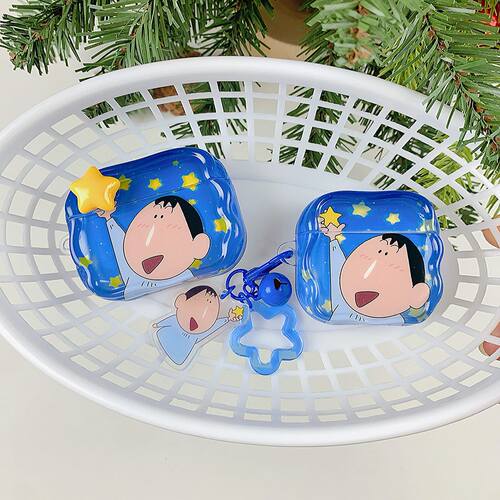 可爱立体旋转星星阿呆airpods5保护套airpod4适用苹果pro3耳机壳二代无线蓝牙第三代2代airpodpro四代五代盒