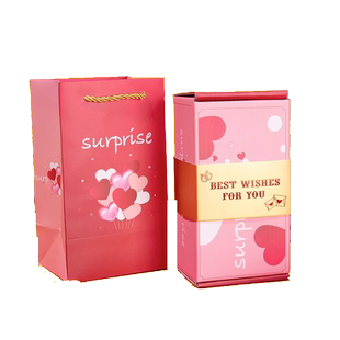 生日仪式感红包满天飞惊喜弹跳盒子七夕情人节创意礼盒弹射红包