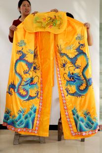 神像仙衣 妈祖菩萨披风 泰山奶奶 玉帝披风龙袍 龙王披风 服装