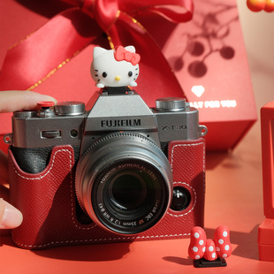 JX【限量版】富士XT30相机保护套礼盒XS20xt5XE5XM5真皮保护套