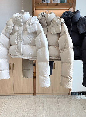 泡芙三格短款羽绒服 清货福利00206