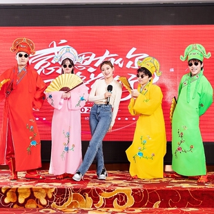 四大才子演出服祝枝山搞笑影视剧秀才伴郎唐伯虎比赛梁祝小品服饰