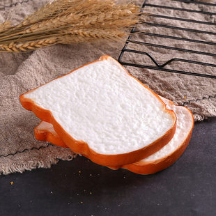 仿真面包模型PU假面包蛋糕道具软面包食品玩具橱柜装 饰品摄影摆设