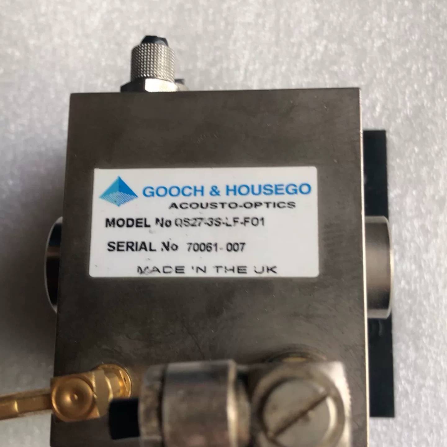可维修GoochHousego古奇QS27-3S-LF-F01激议价图片