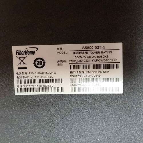 可维修S5800-52T-S，，烽火无包装