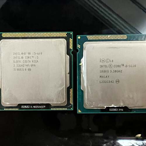 可维修CPU i5-668 i3-3220，实物如图片