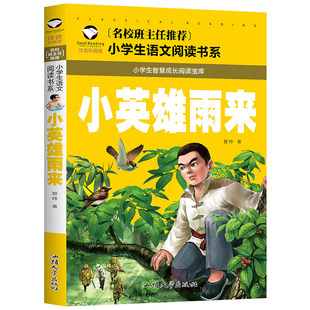 中国抗日英雄故事书 书 管桦原著完整版 书籍 一年级二年级三年级 抗日英雄 小英雄雨来注音版 故事 小英雄雨来正版