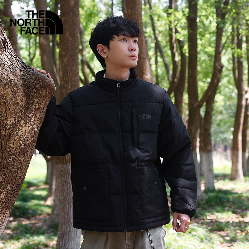 北面羽绒服男款防泼水保暖外套
