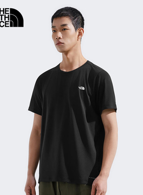 TheNorthFace北面T恤男士春夏新款户外圆领透气舒适速干短袖8EXV