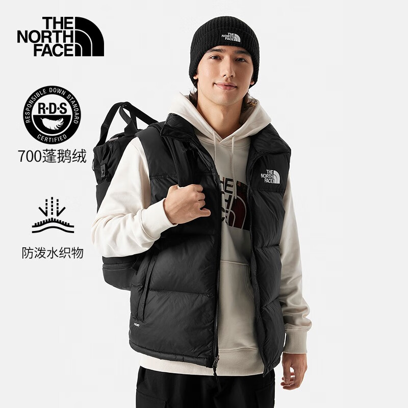 TheNorthFace北面ICON1996羽绒服男女款户外马甲防风鹅绒